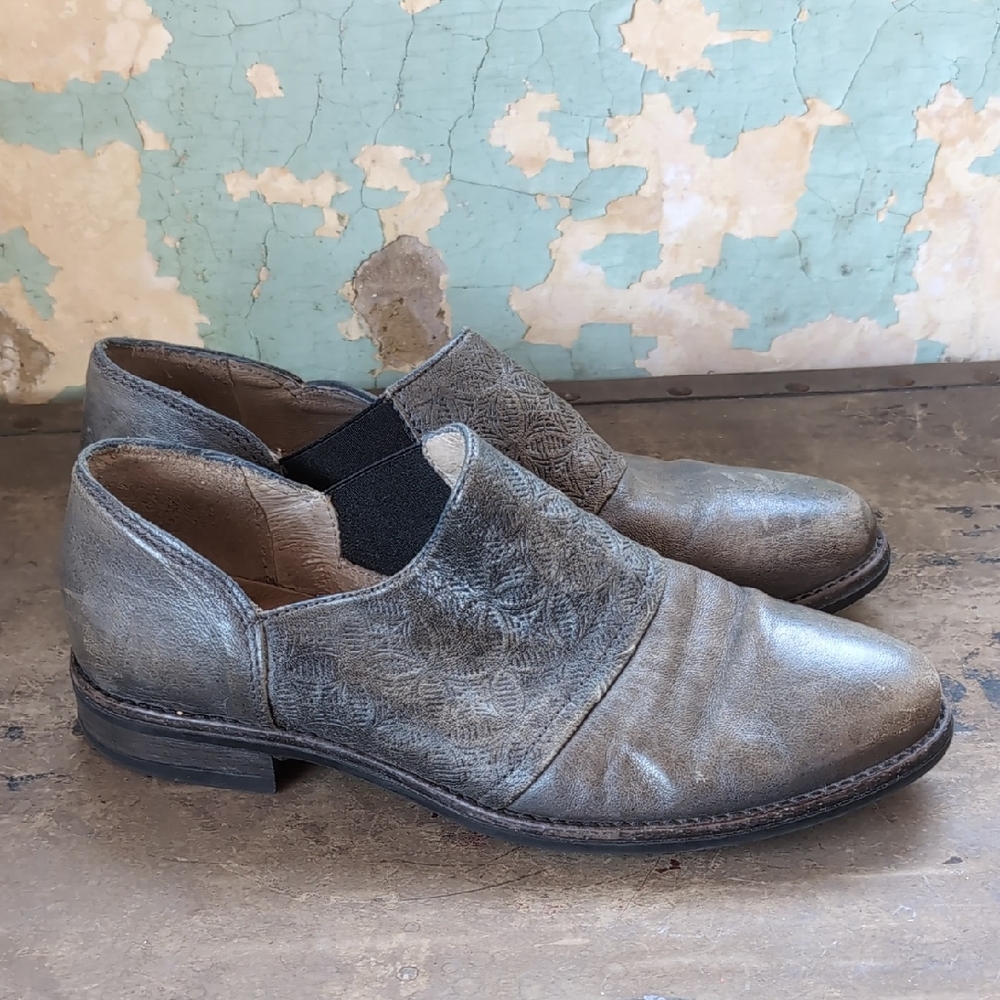 Miz Mooz Leather Loafer Booties